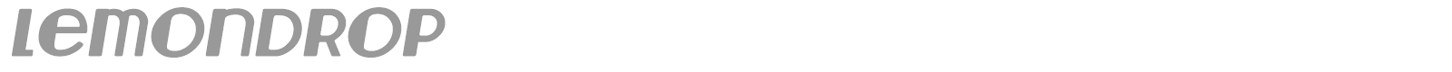 Lemondrop font preview